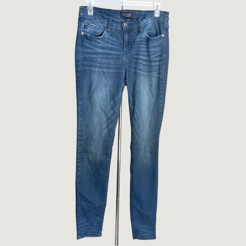 Judy Blue Los Angeles Womens Skinny Jean Dark Wash y2k Casual Preppy Cotton 9/29